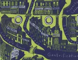 Sir Grayson Perry, Untitled, 'Gentrification' digital print on fabric visible 14.5 x 19cm