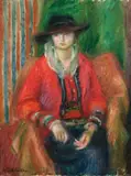William James Glackens, Woman in Red Jacket