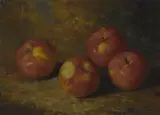 Bryant Chapin, Still life with four apples, 1902, oil on canvas