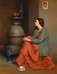 Afternoon tea by Francis Day, oil on canvas, offered May 2012