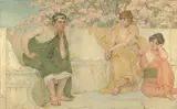 Walter MacEwen, Contemplation, oil on canvas