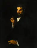 George Bellows, Portrait of Prosper Invernizzi, 1907, oil on canvas