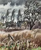Charles E. Burchfield, November Wind At Dusk