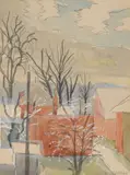 Charles E. Burchfield, Snow flurries in November