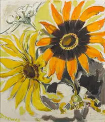 Large gloriosa by Werner Drewes, 1963, oil on canvas, offered May 2012