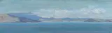 Constance Mabel Easley, View of Sausalito and Tiburon with Marin County beyond, oil on canvas