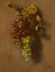 Grapes suspended by Guy Rose, 1886, oil on canvas, sold May 2012