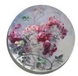 Franz Bischoff, Charger with sprays of climbing roses, 1909, porcelain
