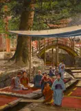 Theodore Wores, A temple garden in Kyoto