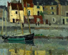Harry Lachman, Dieppe, Normandy, 1914; Hiver en Suisse, 1915 (a pair)