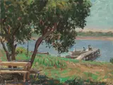 Granville Redmond, The landing