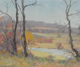 Maurice Braun, Creek through the valley
