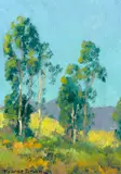 Maurice Braun, Blue skies over California hills