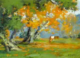 Anna Althea Hills, Live oaks and sycamores