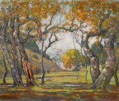 Charles L. A. Smith, Through the woods, 1934, oil on canvas