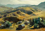 Above Gorman by Emil Kosa Jr., oil on canvas, sold May 2012
