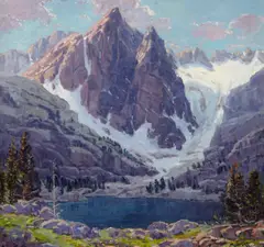 John Modesitt, Temple Crag, Sierras, oil on canvas