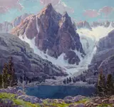 John Modesitt, Temple Crag, Sierras, oil on canvas