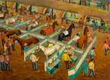 Helen Rousseau, Saddling paddock