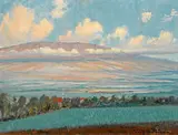 D. Howard Hitchcock, Evening lights on Haleakala, Maui