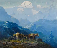 Eustace Paul Ziegler, Mount McKinley, oil on canvas