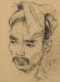 Nicolai Fechin, Portrait of a man