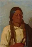 Joseph Henry Sharp, Portrait of an Indian