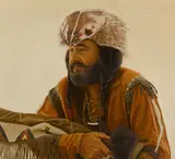 Mike C. Poulsen, Cecil, 1982, oil on masonite