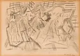 John Marin, Pair of Manhattan scenes, 1932: Two