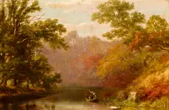 Pennyback by Russell Smith, 1872, oil on canvas, sold Nov 2011