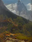 Worthington Whittredge, The Wellhorn and the Wetterhorn