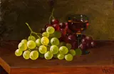 Andrew John Henry Way, Grapes and Wine, oil on canvas