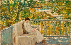 Childe Hassam, The Balcony, 1907, oil on panel