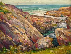 Cullen Yates, Late August, Ogunquit Maine, oil on canvas