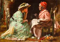 Harry Roseland, The Lucky Card, ca. 1908-1909, oil on canvas