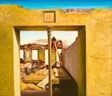Francis Criss, Renovations, oil on canvas