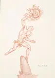Donald De Lue, Helios, 1986; Creation, 1972; Star deity, 1979; Nude from behind, 1930: Four