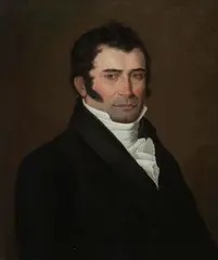Louis Dulongpré, Portrait of Edouard Martial Leprohan, oil on canvas