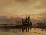 John A. Hammond, Rca, Osa, Lobster Pots, St. Andrews N.B., oil on canvas laid on board