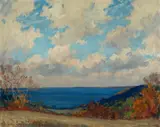 Manly Edward MacDonald, Rca, Osa, Bay of Quinte at Glenora, oil on canvas