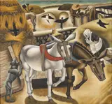 John, La Trilla, oil on canvas