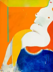 Greg Curnoe, Judith, oil on board