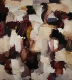 Robert Burns Hedrick, Enroute, oil on canvas