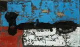 Henriette Fauteux-Massé, Untitled Abstract, peinture sur papier colle