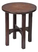 Gustav Stickley, Arts and Crafts Oak Diminutive Tabouret