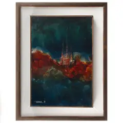 Leonardo Nierman, Untitled, Acrílico sobre masonite