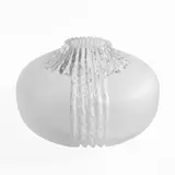 Xavier Meléndez, Volcán, Escultura en vidrio esmerilado