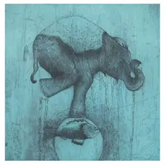 Untitled by Amador Montes, Xilografía sobre madera P / A, sold Jan 2026