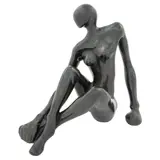 Carol Miller, Rapatía, Diosa del viento del oeste, de la colección Mujeres de la Polinesia, 1981, Escultura en bronce III / X