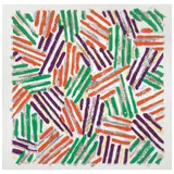 Jasper Johns, Cross Hatch, 1977, Serigrafía edición de un tiraje de 3000